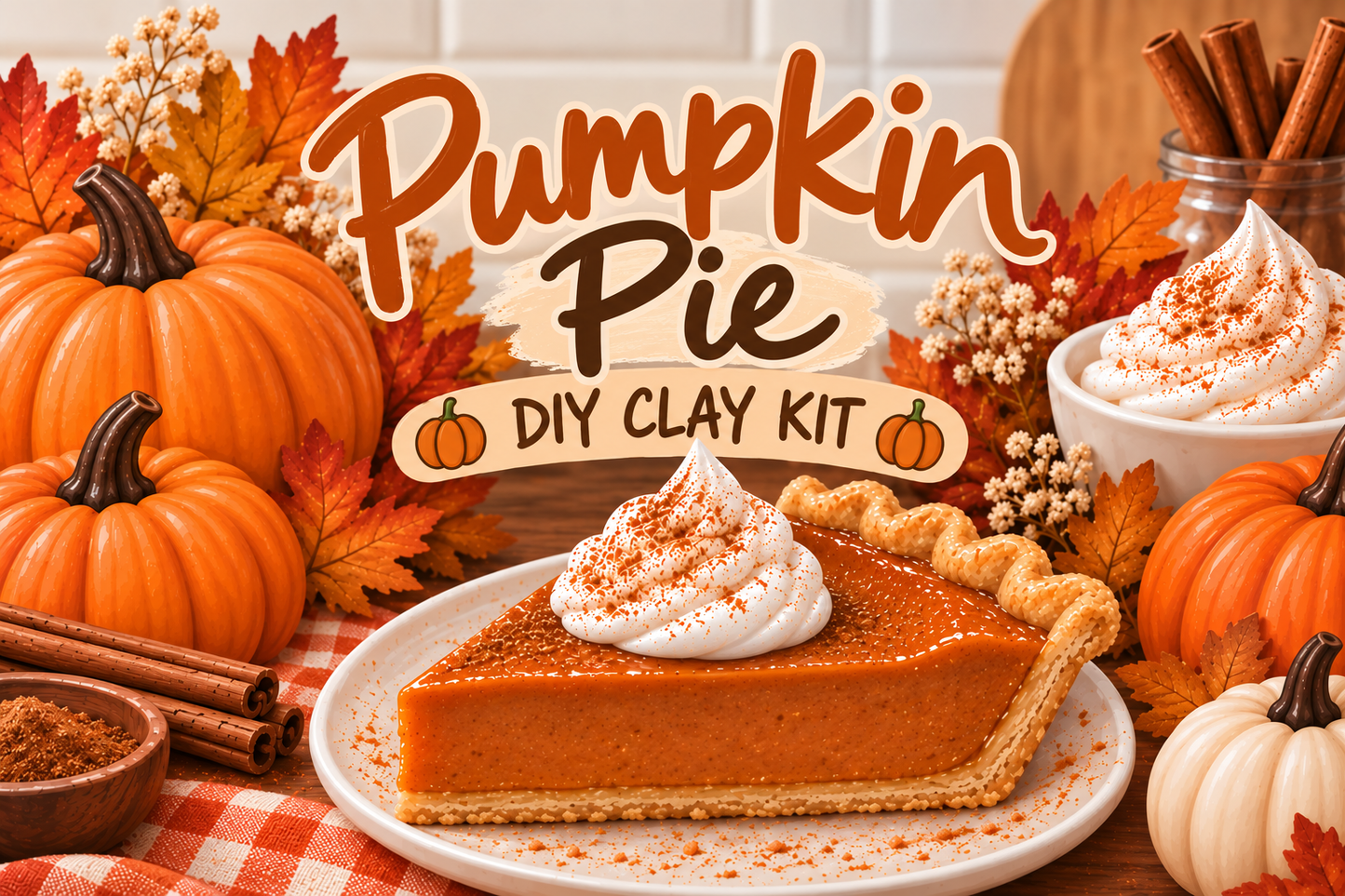 Pumpkin Pie DIY Clay Kit