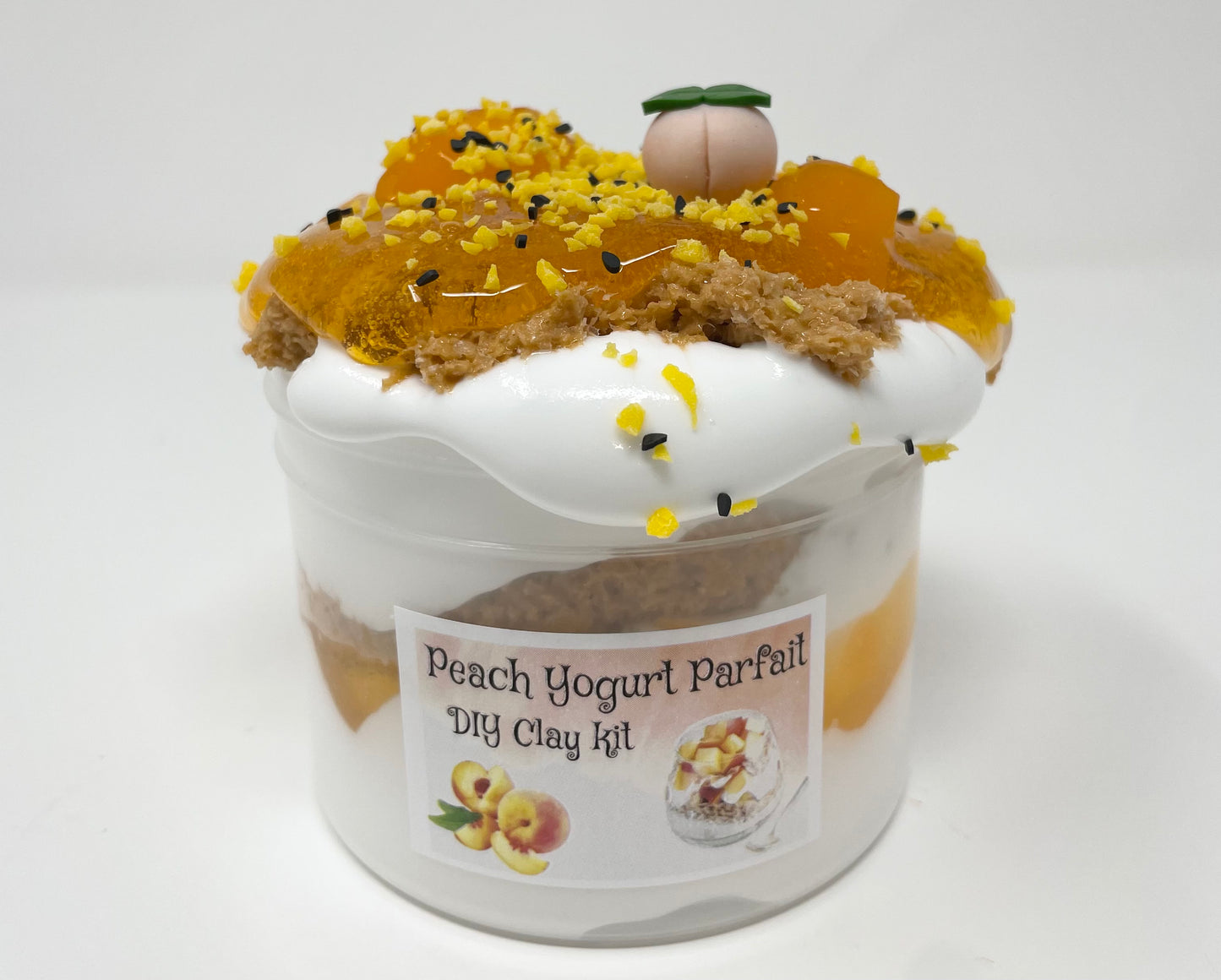 Peach Yogurt Parfait DIY Clay Kit